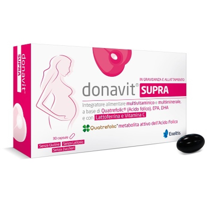 Donavit Supra 30 Capsule - Integratore per gravidanza e allattamento