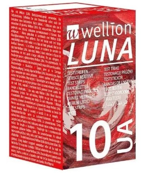 WELLION LUNA Ac.Urico 10 Str.