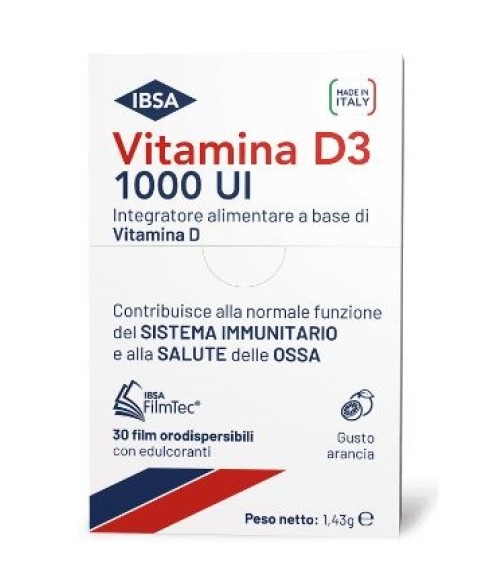 VITAMINA D3 IBSA 1000UI 30FILM