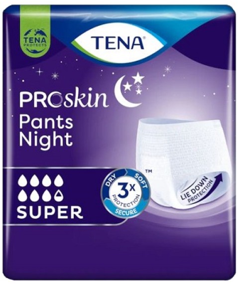 TENA PANTS NIGHT M 10PZ 3572