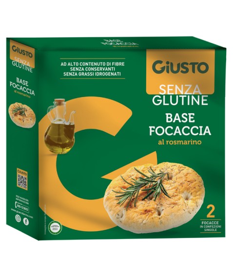 GIUSTO S/G Fondo Focaccia 280g