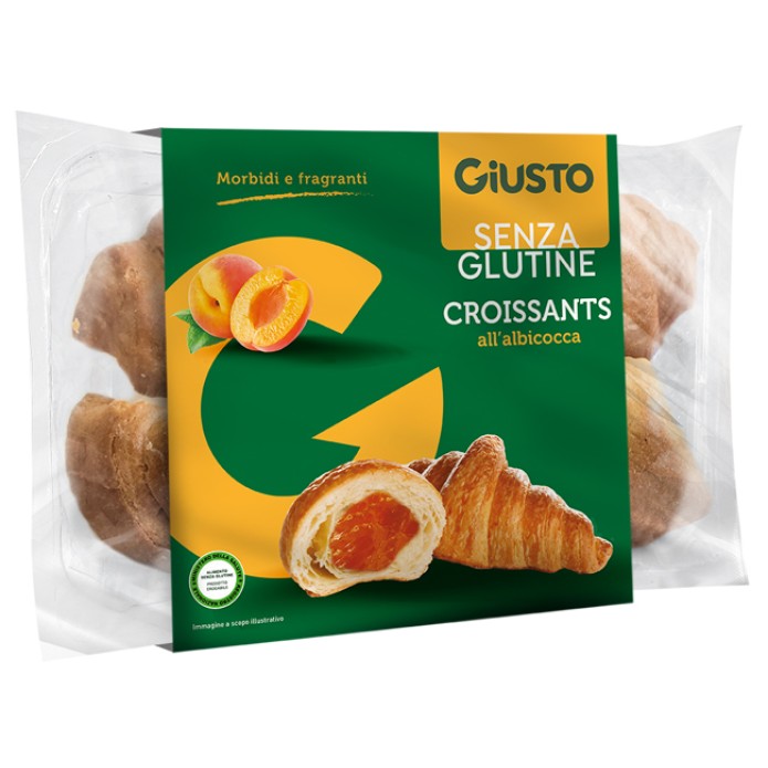 GIUSTO S/G Croissants Alb.320g