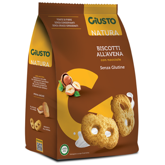 GIUSTO S/G Bisc.AvenaNocc.250g