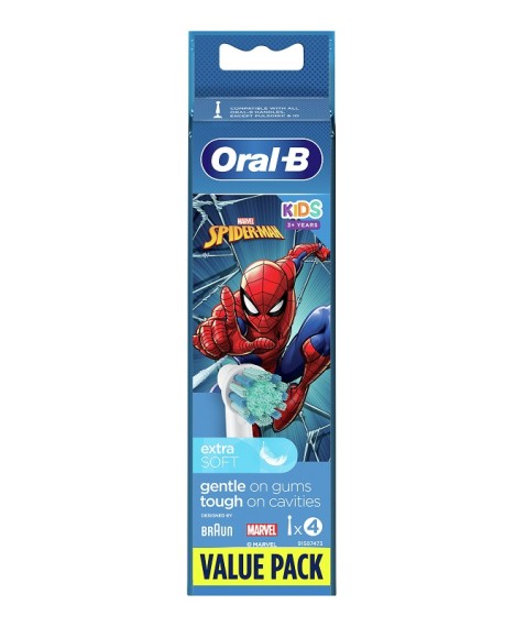 ORALB REFILL SPIDERMAN 4PZ