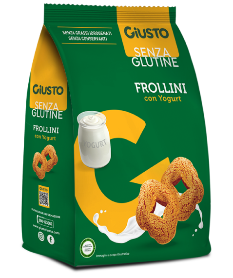 GIUSTO S/G FROLLINI YOGURT250G