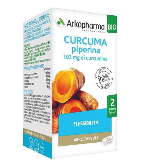 ARKOCPS CURCUMA+PIPERINA130CPS