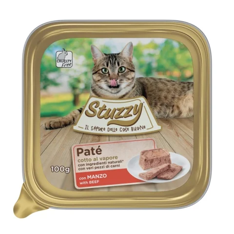 STUZZY GATTO MANZO 100GR (vaschetta) STUZZY GATTO MANZO 100GR (vaschetta)