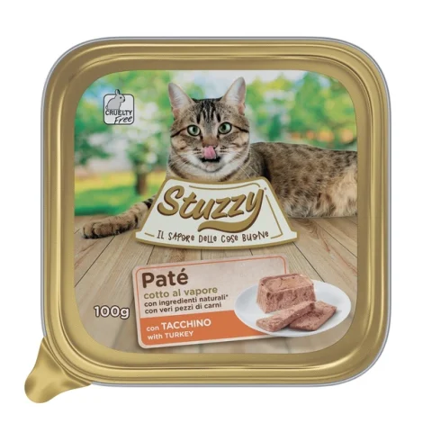 STUZZY GATTO TACCHINO 100GR (vaschetta) STUZZY GATTO TACCHINO 100GR (vaschetta)