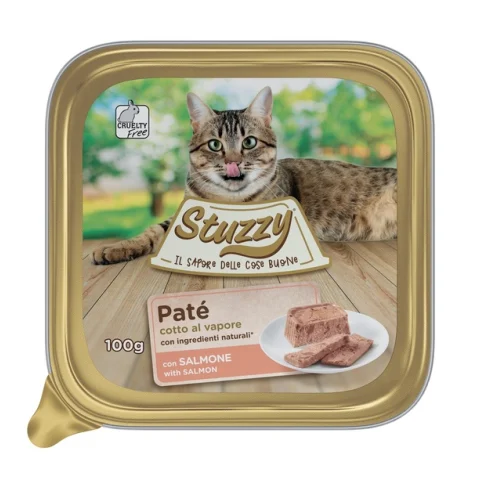 STUZZY GATTO SALMONE 100GR (vaschetta)
