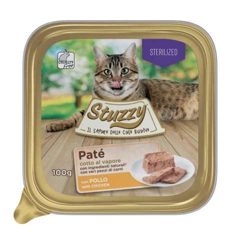 STUZZY GATTO STERILIZED POLLO 100GR (vaschetta)