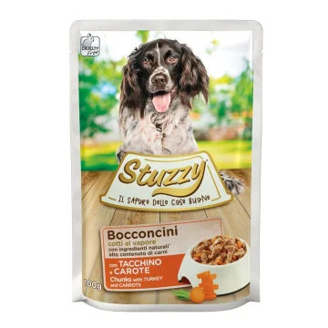 STUZZY CANE BOCCONCINI TACCHINO CAROTE 100GR (bustina)
