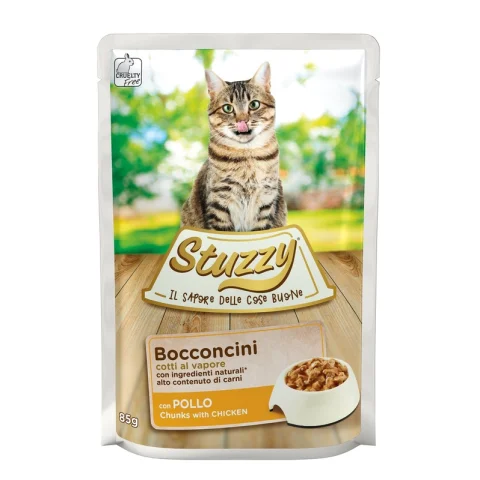 STUZZY GATTO BOCCONCINI POLLO 85GR (bustina) STUZZY GATTO BOCCONCINI POLLO 85GR (bustina)
