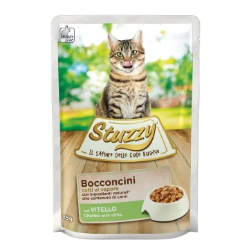 STUZZY GATTO BOCCONCINI VITELLO 85GR (bustina)
