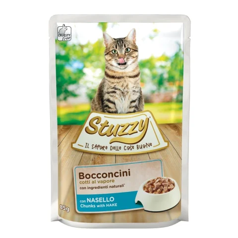STUZZY GATTO BOCCONCINI NASELLO 85GR (bustina)