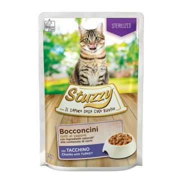 STUZZY GATTO STERILIZED TACCHINO 85GR (bustina)