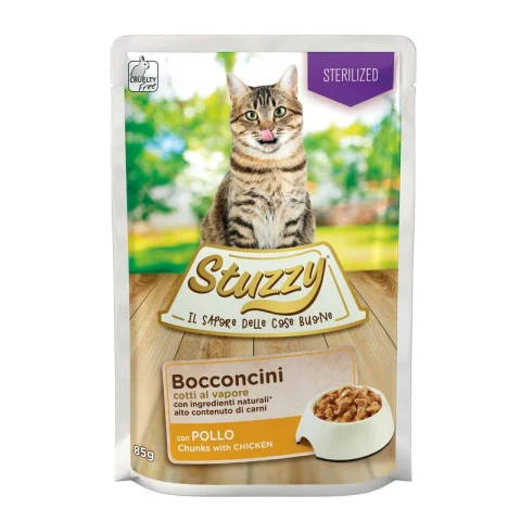 STUZZY GATTO STERILIZED POLLO 85GR (bustina)