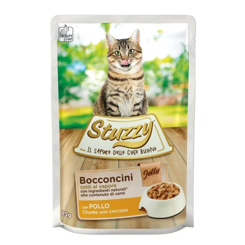 STUZZY GATTO BOCCONCINI JELLY POLLO 85GR (bustina)