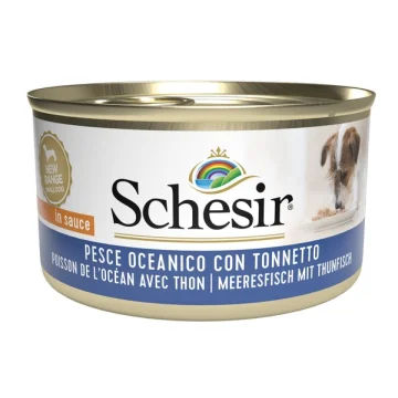 SCHESIR CANE SALSA PESCE OCEANICO TONNO 85GR (lattina)