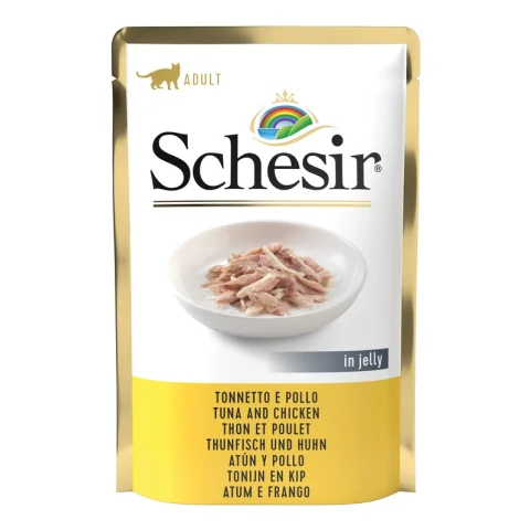 SCHESIR GATTO JELLY TONNETTO POLLO 85GR (bustina) SCHESIR GATTO JELLY TONNETTO POLLO 85GR (bustina)