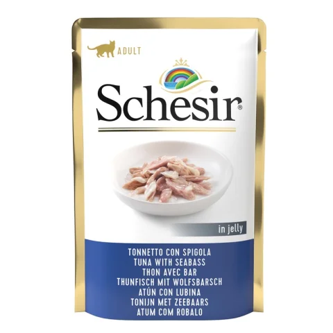 SCHESIR GATTO JELLY ADULT TONNETTO SPIGOLA 85GR (bustina)