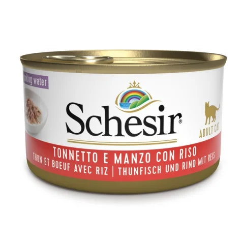 SCHESIR GATTO BRODO DI COTTURA TONNETTO MANZO 85GR (lattina) SCHESIR GATTO BRODO DI COTTURA TONNETTO MANZO 85GR (lattina)