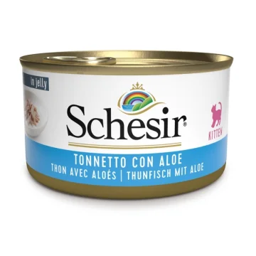 SCHESIR GATTO JELLY KITTEN TONNO ALOE 85GR (lattina)