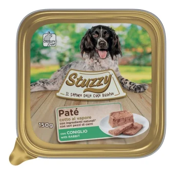 STUZZY CANE PATE' CONIGLIO 150GR (vaschetta)