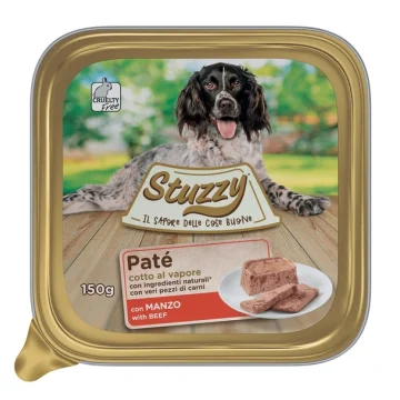 STUZZY CANE PATE' MANZO 150GR (vaschetta)