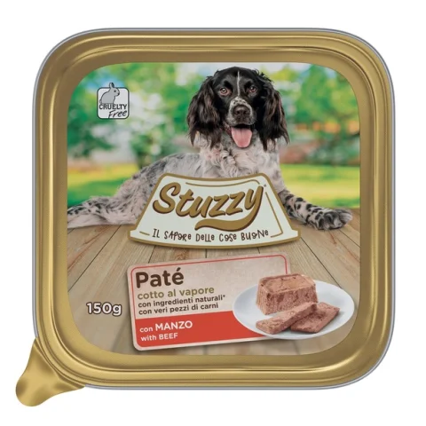 STUZZY CANE PATE' MANZO 150GR (vaschetta)