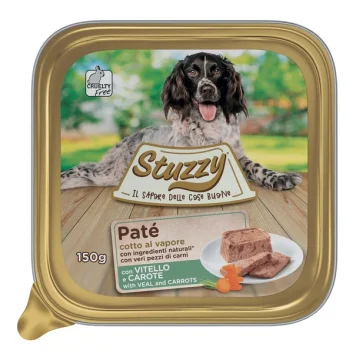 STUZZY CANE PATE' VITELLO CAROTE 150GR (vaschetta)
