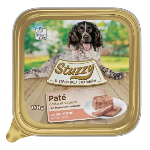 STUZZY CANE PATE' SALMONE 150GR (vaschetta) STUZZY CANE PATE' SALMONE 150GR (vaschetta)