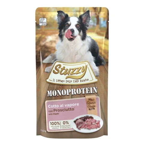 STUZZY CANE MONOPROTEICO PROSCIUTTO 150GR (bustina)