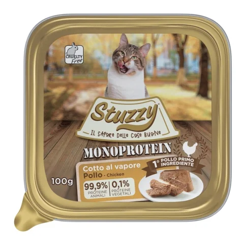STUZZY GATTO MONOPROTEICO POLLO 100GR (vaschetta)