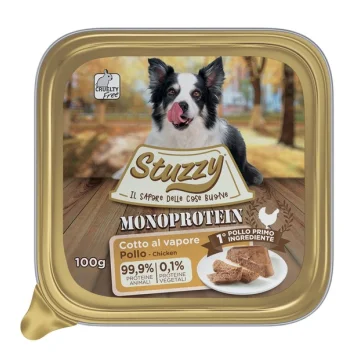 STUZZY CANE MONOPROTEIN/MONOPROTEICO POLLO 100GR (vaschetta)