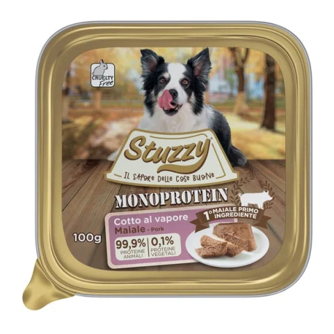 STUZZY CANE MONOPROTEICO MAIALE 100GR (vaschetta)