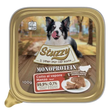 STUZZY CANE MONOPROTEICO MANZO 100GR (vaschetta)