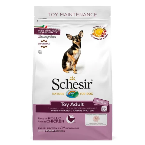 SCHESIR CANE MANTENIMENTO TOY ADULT POLLO 800GR