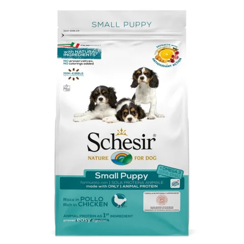 SCHESIR CANE SMALL PUPPY POLLO 800GR
