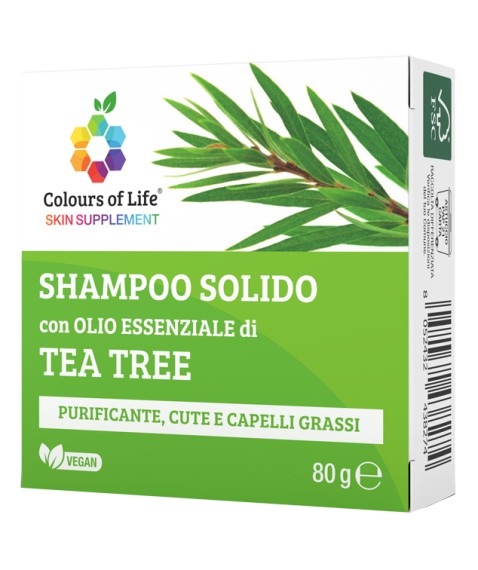 TEA TREE Sh.Solido 80gr COLOUR