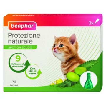 PROTEZIONE NATURALE GATTINO SPOT-ON 3PIP. 0,4ML - BEAPHAR
