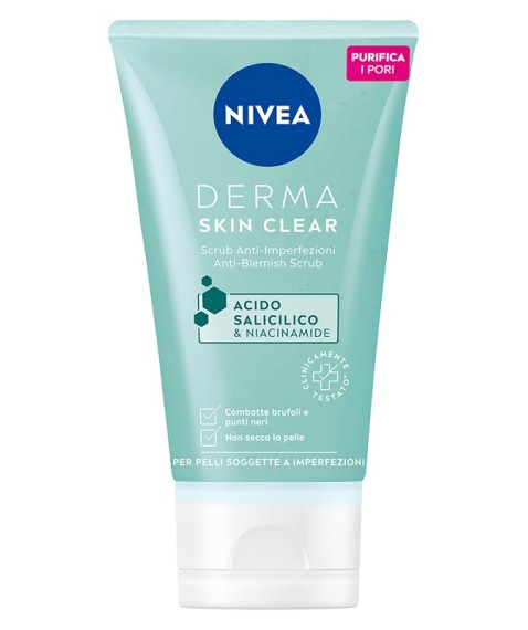 NIVEA DERMA SKIN CL SCRUB 150 ML