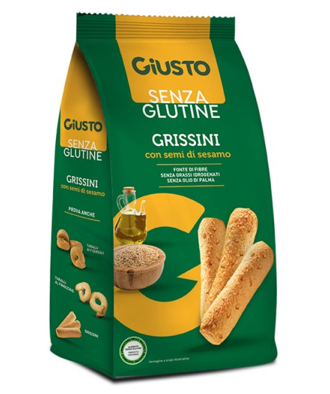 GIUSTO S/G Grissini*Sesamo150g