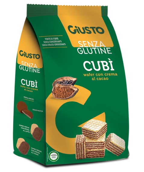 GIUSTO S/G CUBI'Wafer Cac.250g