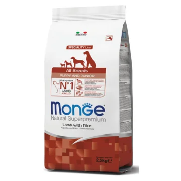 MONGE CANE SPECIALITY ALL BREEDS PUPPY/JUNIOR AGNELLO 800GR