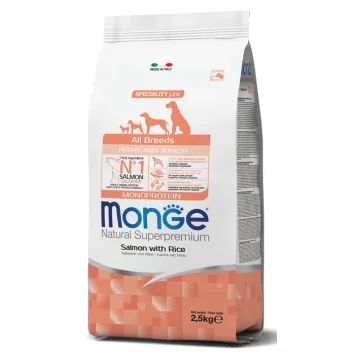 MONGE CANE SPECIALITY ALL BREEDS PUPPY/JUNIOR SALMONE 800GR