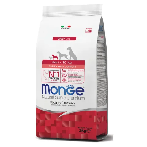 MONGE CANE DAILY MINI PUPPY/JUNIOR POLLO 800GR
