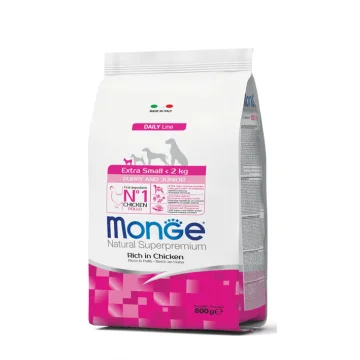 MONGE CANE DAILY EXTRA SMALL PUPPY/JUNIOR POLLO 800GR