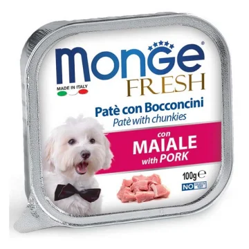 MONGE CANE FRESH PATE' MAIALE 100GR (vaschetta)