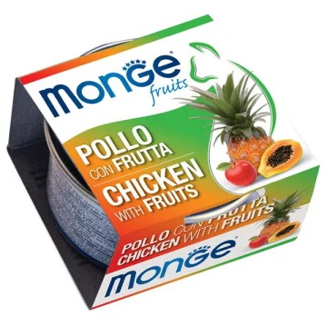 MONGE GATTO FRUIT POLLO FRUTTA 80GR (lattina)
