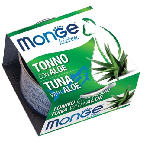 MONGE GATTO KITTEN TONNO ALOE 80GR (lattina) MONGE GATTO KITTEN TONNO ALOE 80GR (lattina)